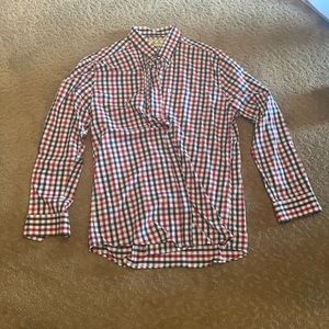 Barbour Red/White/Blue Gingham Shirt Men’s XL
